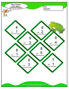 İşlemler yaprak test